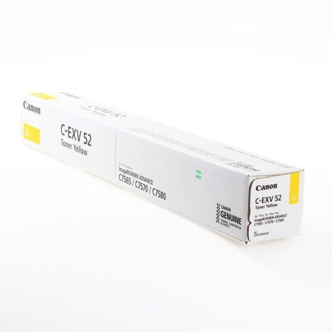 Canon oryginalny toner CEXV52, yellow, 66500s, 1001C002, Canon IRC7565i, IRC7570i, IRC7580i, O