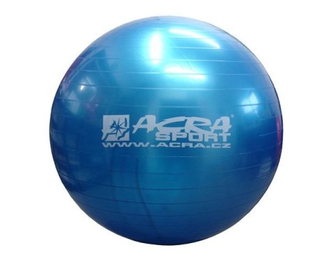 Piłka gimnastyczna o średnicy 650 mm, niebieska