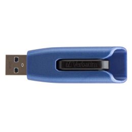 Verbatim USB flash disk, USB 3.0 (3.2 Gen 1), 32GB, V3 MAX, Store N Go, niebieski, 49806, USB A, z wysuwanym złączem