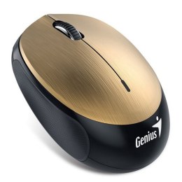 Genius Mysz NX-9000BT, 1200DPI, optyczna, 3kl., przewodowa USB, złota
