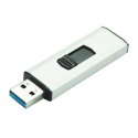 MediaRange USB flash disk, USB 3.0, 128GB, srebrny, MR918, USB A, wysuwany