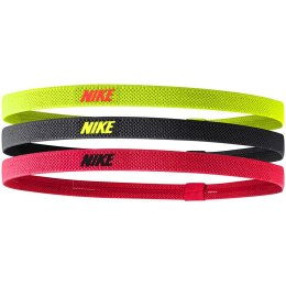 Opaski na głowę Nike Elastic Headbands 2.0 3 szt. różowa, czarna, żółta N1004529709OS