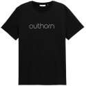 Koszulka męska Outhorn głęboka czerń HOL22 TSM601 20S