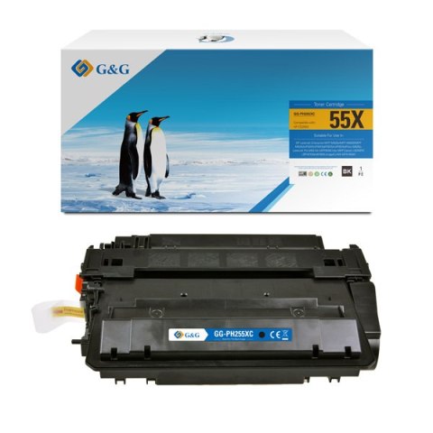 G&G kompatybilny toner z CE255X, black, 12500s, NT-PH255XC, HP 55X, dla HP LaserJet Enterprise MFP M525c/MFP M525f/MFP M525dn, N