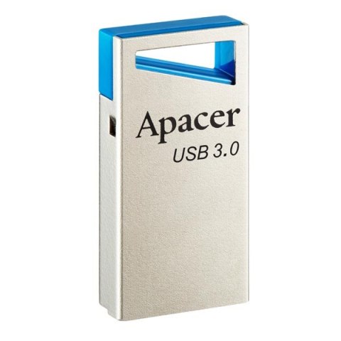 Apacer USB flash disk, USB 3.0 (3.2 Gen 1), 16GB, AH155, srebrny, AP16GAH155U-1, USB A, z oczkiem na brelok