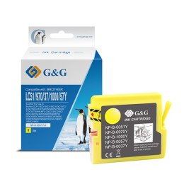 G&G kompatybilny ink / tusz z LC-1000Y, yellow, 400s, NP-B-0051Y/1000Y/970Y, dla Brother DCP-330C, 540CN, 130C, MFC-240C, 440CN