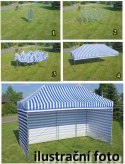 Namiot ogrodowy PROFI STEEL 3 x 6 - biały