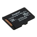 Kingston karta pamięci Industrial C10, 16GB, micro SDHC, SDCIT2/16GB, UHS-I U3 (Class 10), V30, A1, pSLC karta + adapter