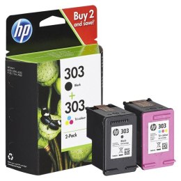 HP oryginalny zestaw tuszy 3YM92AE, HP 303, CMYK, 165CMY-200Ks, HP HP ENVY Photo 6200 All-in-One Printer series
