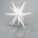 Dekoracja świąteczna - 10 diod LED, 35 cm, biała