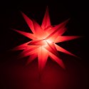 Dekoracja świąteczna - 10 diod LED, 35 cm, czerwona