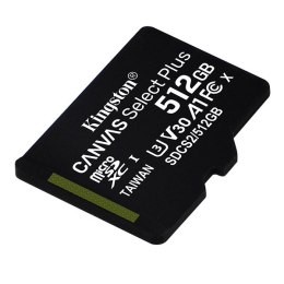 Kingston karta Canvas Select Plus, 512GB, micro SDXC, SDCS2/512GBSP, UHS-I U1 (Class 10), A1