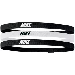 Opaska na głowę Nike Hairbands 3 szt czarna, biała, czarna N1004529036OS