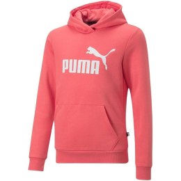 Bluza dla dzieci Puma ESS Logo Hoodie FL różowa 587031 58