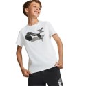 Koszulka dla dzieci Puma Alpha Graphic B biała 670101 02