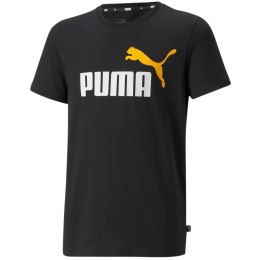 Koszulka dla dzieci Puma ESS+ Col Logo Tee czarna 586985 54