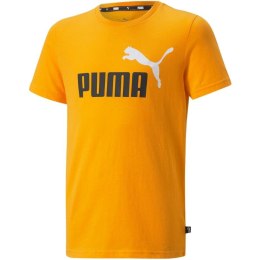 Koszulka dla dzieci Puma ESS+ Col Logo Tee żółta 586985 39