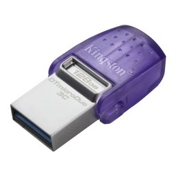 Kingston USB flash disk OTG, USB 3.0 (3.2 Gen 1), 128GB, Data Traveler microDuo3 G2, DTDUO3CG3/128GB, USB A / USB C