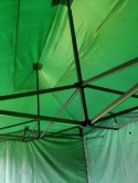 Namiot imprezowy DELUXE, ściany boczne, 3x6m, zielony