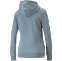 Bluza damska ESS Logo Hoodie FL niebieska 586789 79