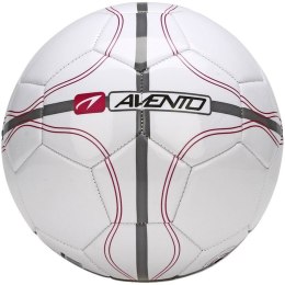 Piłka nożna Avento biało-fioletowa 16XQ-WAP