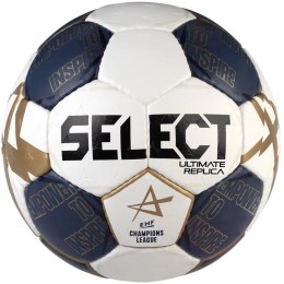 Piłka ręczna Select Ultimate Replica Champions League 3 męska biało-granatowa 11317