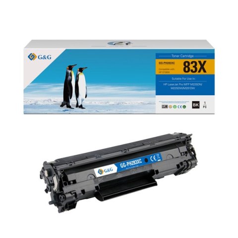 G&G kompatybilny toner z CF283X, black, 2200s, NT-PH283XCU, dla HP LaserJet Pro M201, M225, N