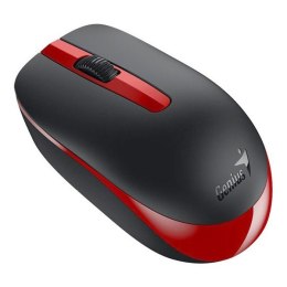Genius Mysz NX-7007, 1200DPI, 2.4 [GHz], optyczna, 3kl., bezprzewodowa USB, czarno-czerwona, AA
