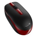 Genius Mysz NX-7007, 1200DPI, 2.4 [GHz], optyczna, 3kl., bezprzewodowa USB, czarno-czerwona, AA