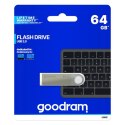 Goodram USB flash disk, USB 2.0, 64GB, UUN2, UUN2, silver, UUN2-0640S0R11