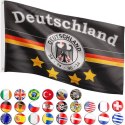 FLAGMASTER® Flaga Niemiecka flaga piłkarska