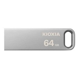 Kioxia USB flash disk, USB 3.0, 64GB, Biwako U366, Biwako U366, srebrny, LU366S064GG4