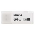 Kioxia USB flash disk, USB 3.0, 64GB, Hayabusa U301, Hayabusa U301, biały, LU301W064GG4