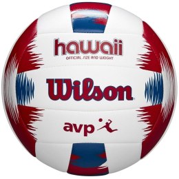 Piłka siatkowa Wilson AVP Hawaii Beach Official size biało-czerwono-niebieska WTH80219KIT