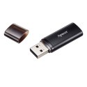 Apacer USB flash disk, USB 3.0, 32GB, AH25B, czarny, AP32GAH25BB-1, USB A, z osłoną
