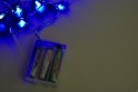 Garth świąteczny LED łańcuch - 4,5 m, 30 diod, niebieski