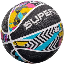 Piłka koszykowa Meteor Superior Abstract kolorowa 07115