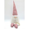 Skrzat dekoracyjny Shiny Santa różowy 23 + 14 cm