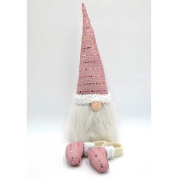 Skrzat dekoracyjny Shiny Santa różowy 23 + 14 cm