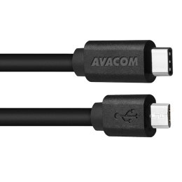 Avacom USB 2.0, 1m, czarny, blistr