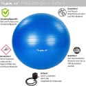 MOVIT Piłka gimnastyczna z pompką, 55 cm, niebieski