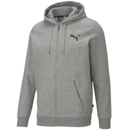 Bluza męska Puma ESS Small Logo FZ Hoodie szara 586702 53