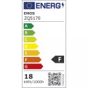 LED żarówka EMOS Lighting E27, 230V, 17.6W, 1900lm, 2700k, ciepła biel, 30000h, Classic A67 143x67x67mm