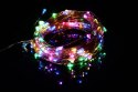 Oświetlenie LED - przewód miedziany - 100 LED kolorowych