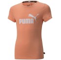 Koszulka dla dzieci Puma ESS Logo Tee G brzoskwiniowa 587029 28