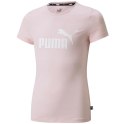 Koszulka dla dzieci Puma ESS Logo Tee G różowa 587029 82