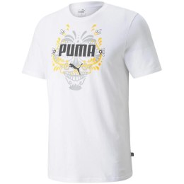 Koszulka męska Puma Advanced Graphic Tee biała 589273 02