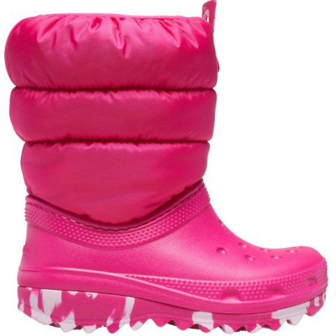 Buty zimowe dla dzieci Crocs Classic neo Puff różowe 207684 6X0