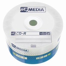MyMedia CD-R, 69201, 50-pack, 700MB, 52x, 80min., 12cm, bez możliwości nadruku, wrap, Standard, do archiwizacji danych