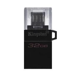 Kingston USB flash disk OTG, USB 3.0, 32GB, Data Traveler microDuo3 G2, czarny, DTDUO3G2/32GB, USB A / USB Micro B
